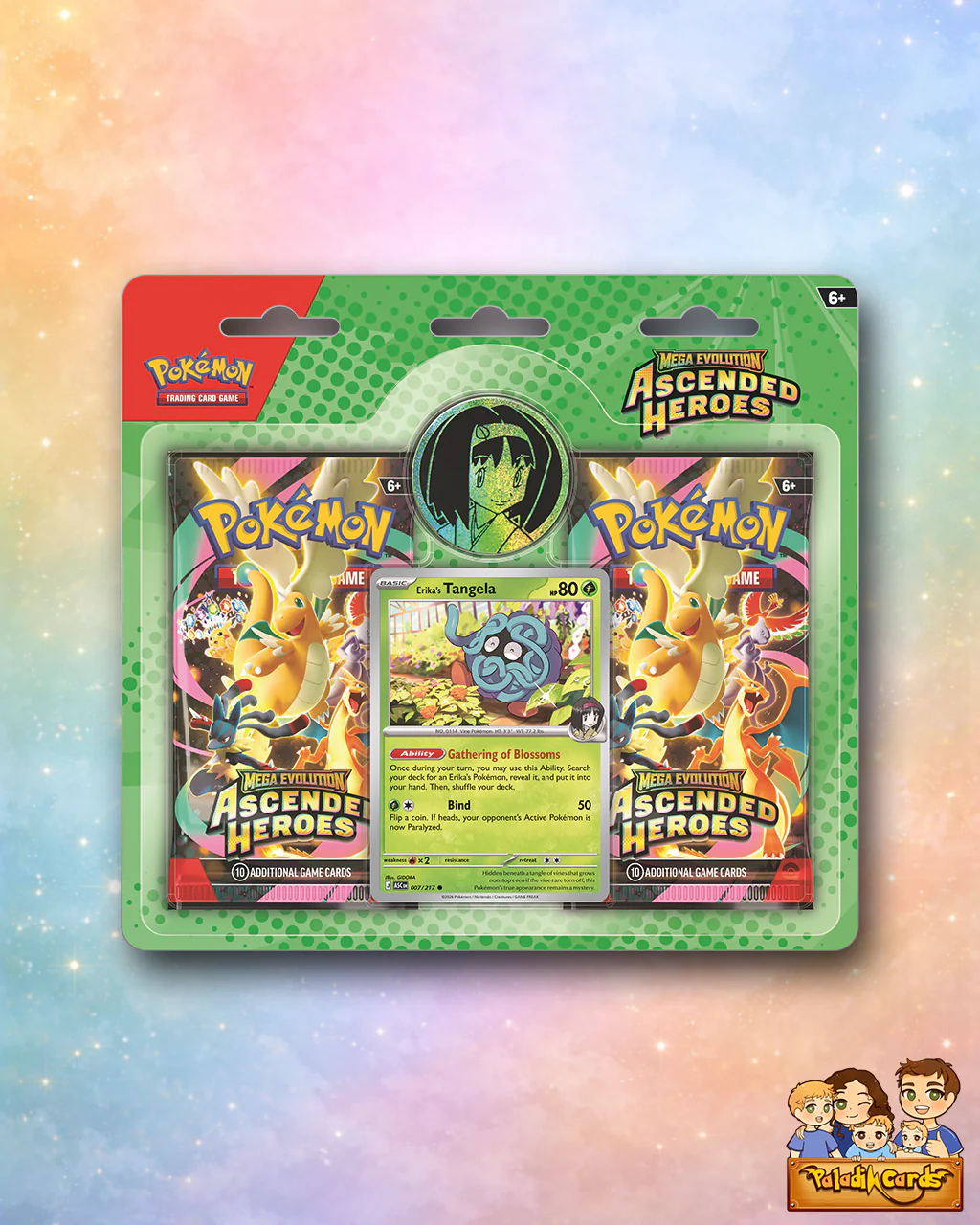 Mega Evolution Ascended Heroes Collection Erika or Larry (One selected at Random) - Image 2