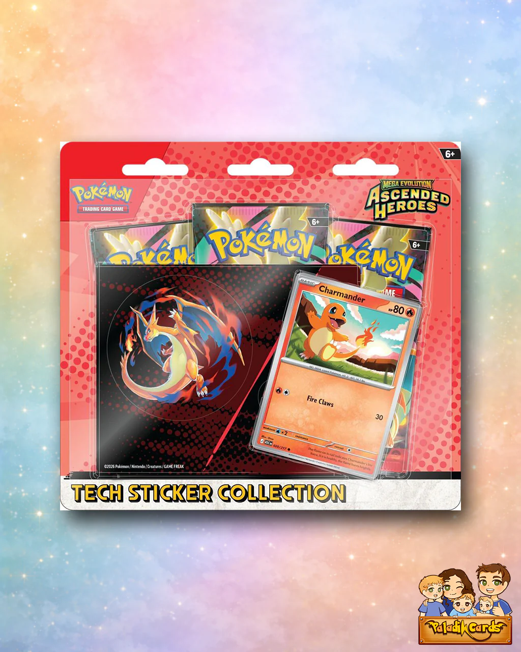 Mega Evolution—Ascended Heroes Tech Sticker Collection (1 Random: Charmander or Gastly) - Image 2