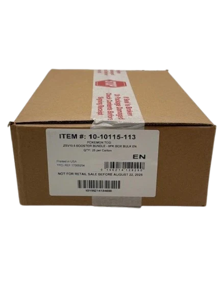 Pokémon TCG: Scarlet & Violet—Black Bolt Booster Bundle Sealed Case (25 Bundles)