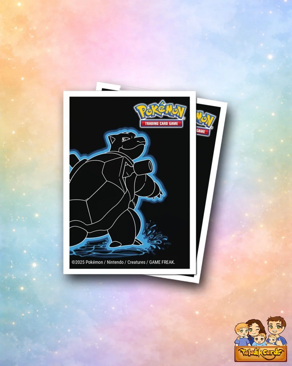 Ultra PRO Apex Sleeves – Neon Kanto Blastoise