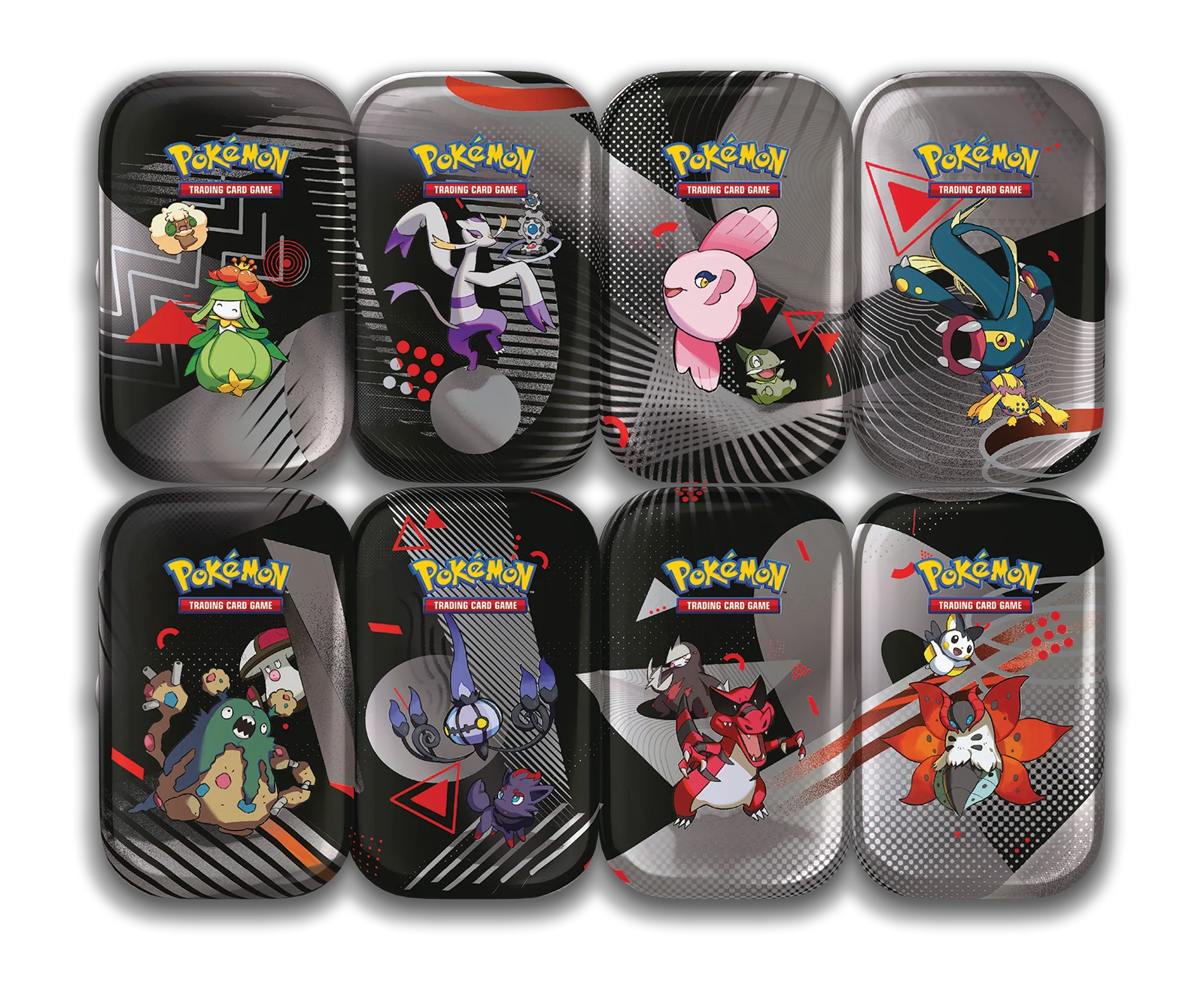 Pokémon TCG: Unova Mini Tin Display (8 Tins)