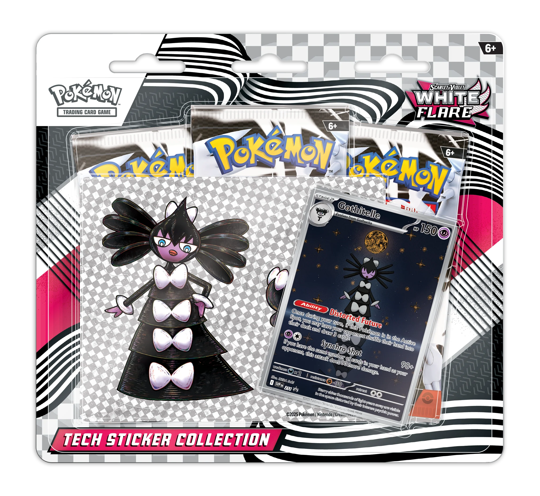 Pokémon TCG: White Flare Tech Sticker Collection (Gothitelle)